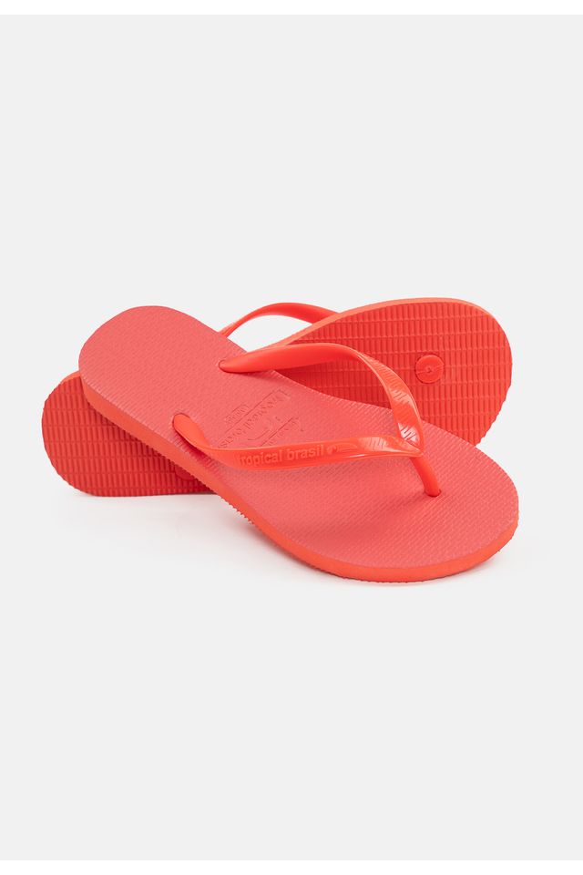 Chinelo-Tropical-Brasil-Bi-Color-Slim-Goiaba