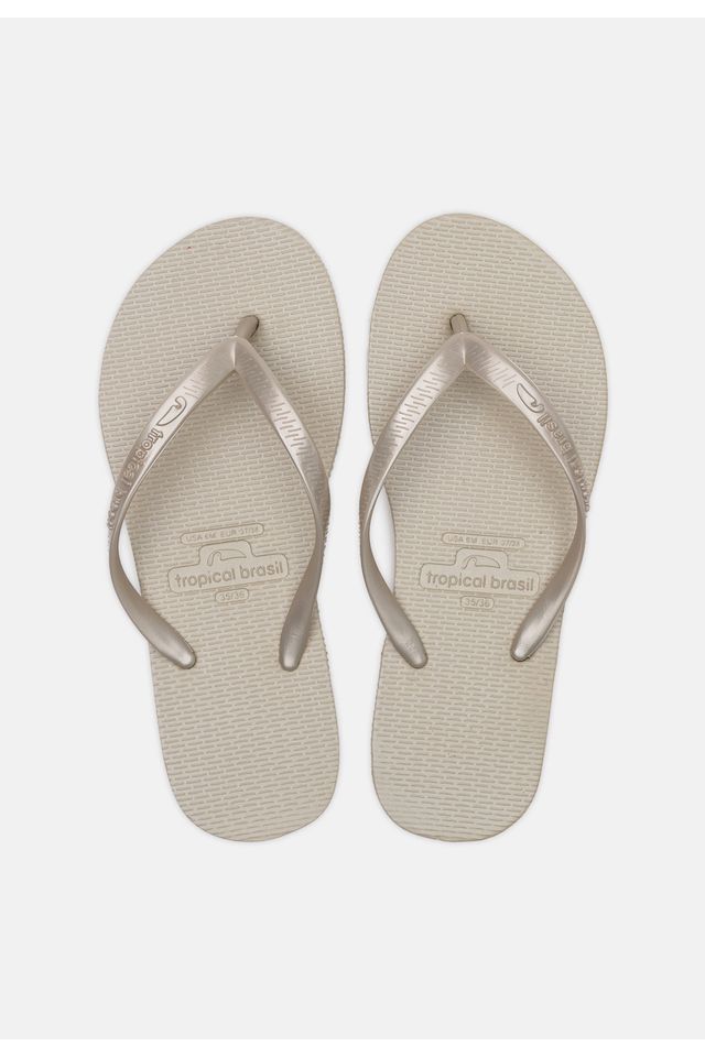 Chinelo-Tropical-Brasil-Bi-Color-Slim-Areia Chinelo-Tropical-Brasil-Bi-Color-Slim-Areia