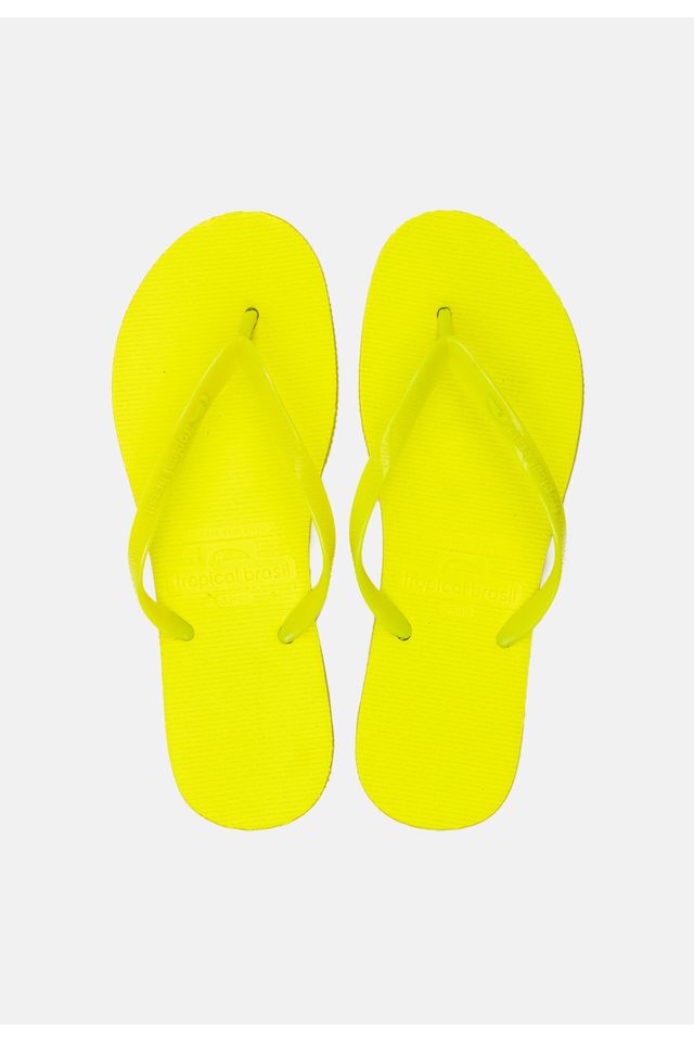 Chinelo-Tropical-Brasil-Bi-Color-Slim-Amarelo-Fluor