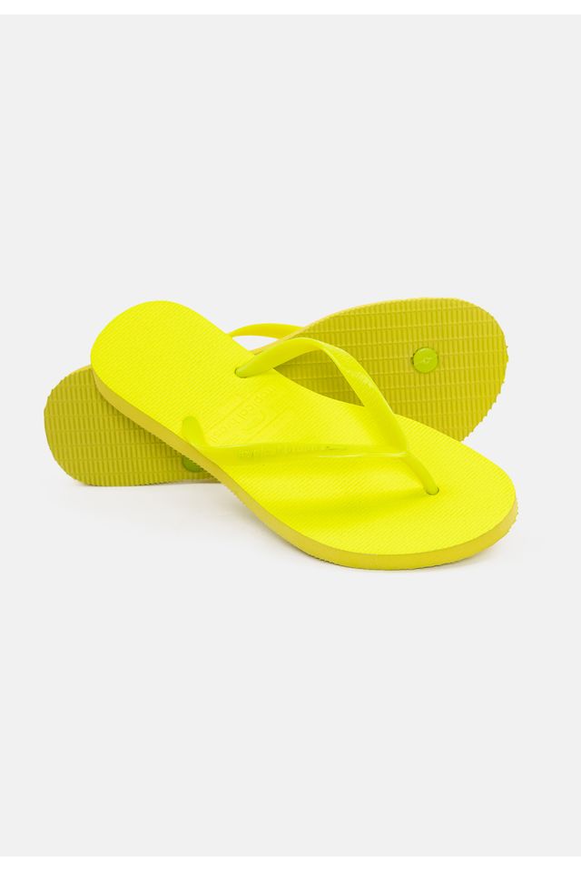 Chinelo-Tropical-Brasil-Bi-Color-Slim-Amarelo-Fluor