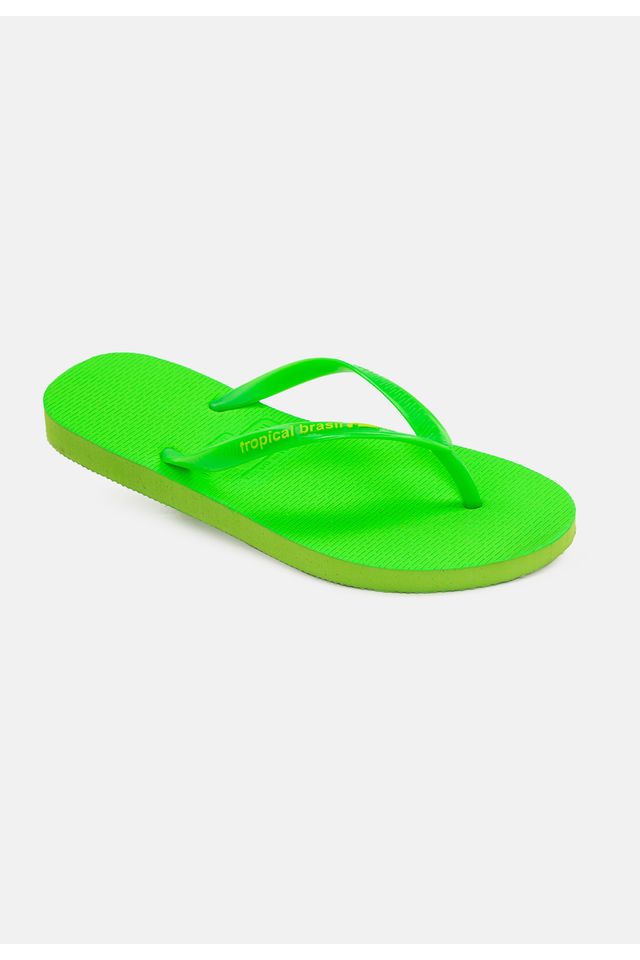 Chinelo-Tropical-Brasil-Bi-Color-Slim-Verde-Fluor