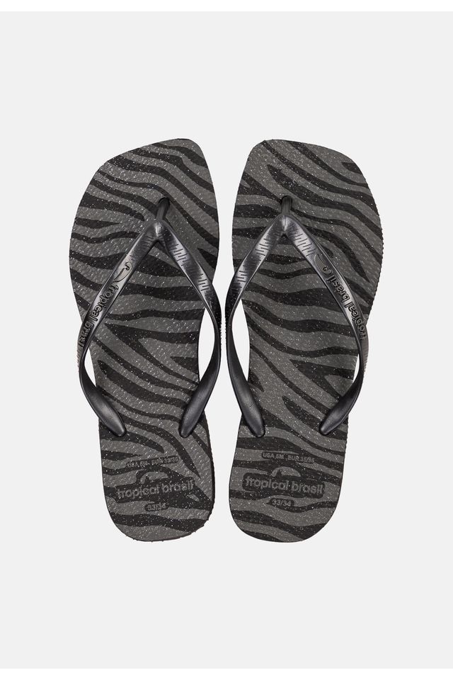Chinelo-Tropical-Brasil-Quadradinha-Estampado-Cinza-com-Preto Chinelo-Tropical-Brasil-Quadradinha-Estampado-Cinza-com-Preto
