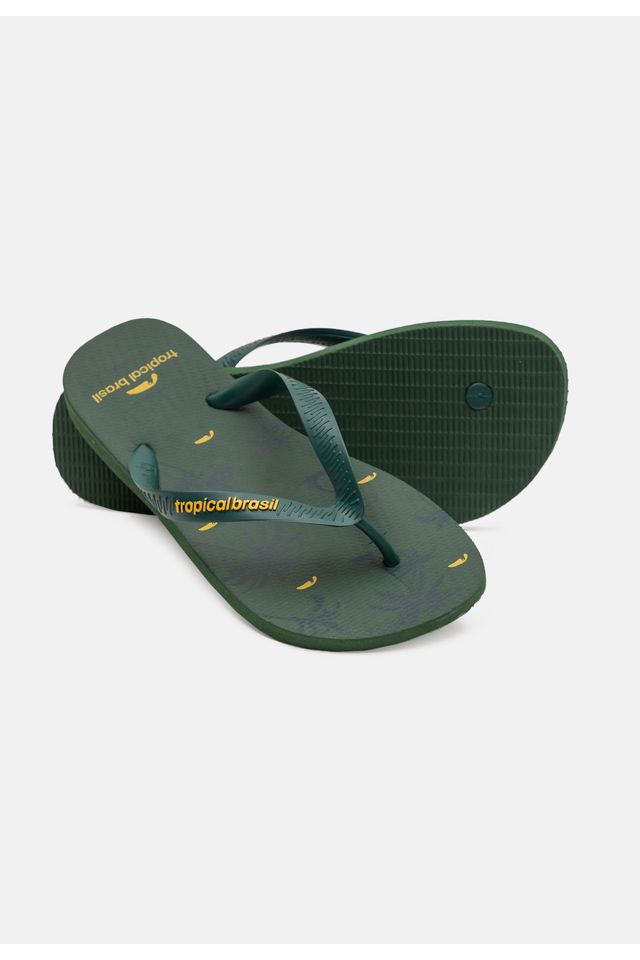 Chinelo-Tropical-Brasil-Estampado-Verde-Militar