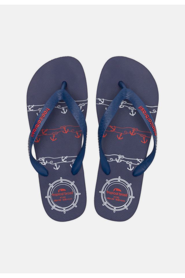Chinelo-Tropical-Brasil-Estampado-Azul-Marinho