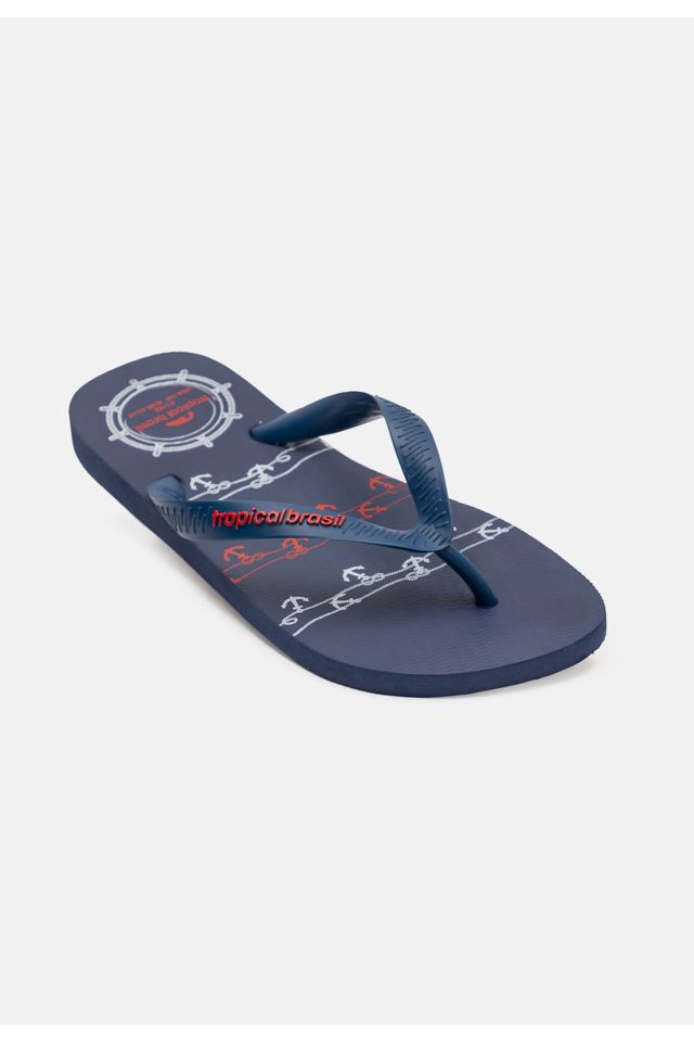 Chinelo-Tropical-Brasil-Estampado-Azul-Marinho