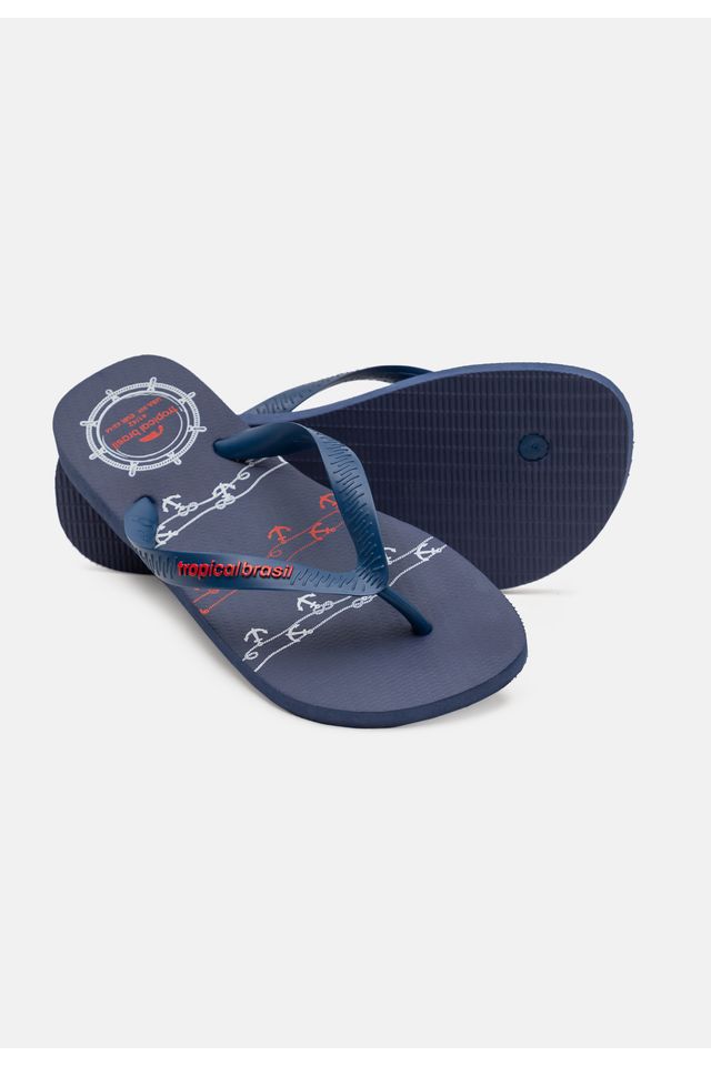 Chinelo-Tropical-Brasil-Estampado-Azul-Marinho