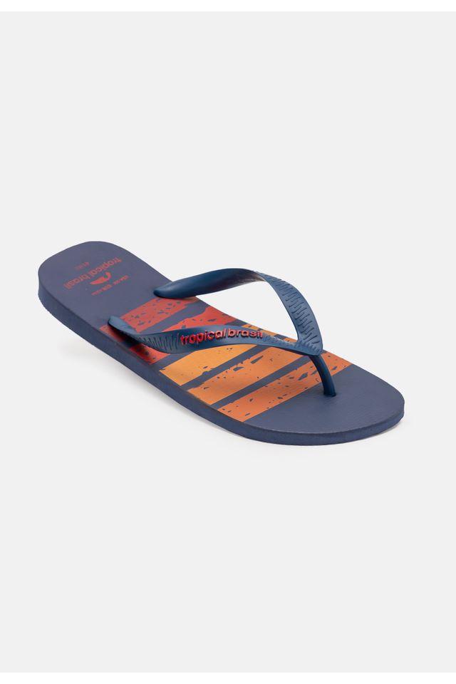 Chinelo-Tropical-Brasil-Estampado-Azul-Marinho
