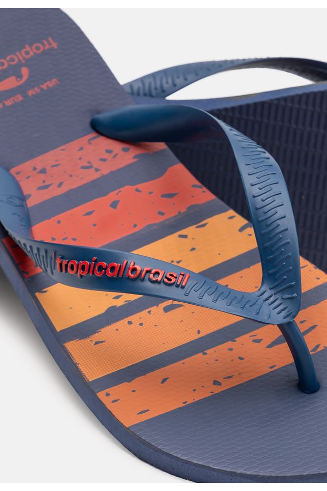 Chinelo-Tropical-Brasil-Estampado-Azul-Marinho