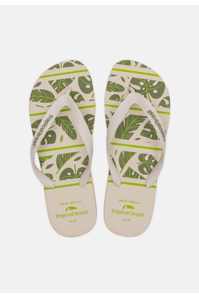 Chinelo-Tropical-Brasil-Estampado-Off-White Chinelo-Tropical-Brasil-Estampado-Off-White