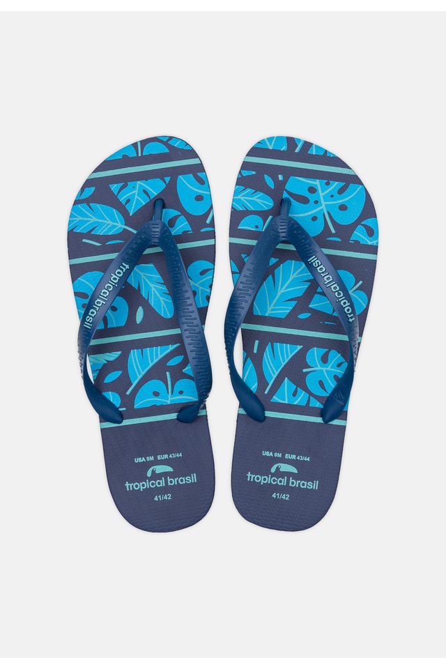 Chinelo-Tropical-Brasil-Estampado-Azul-Marinho