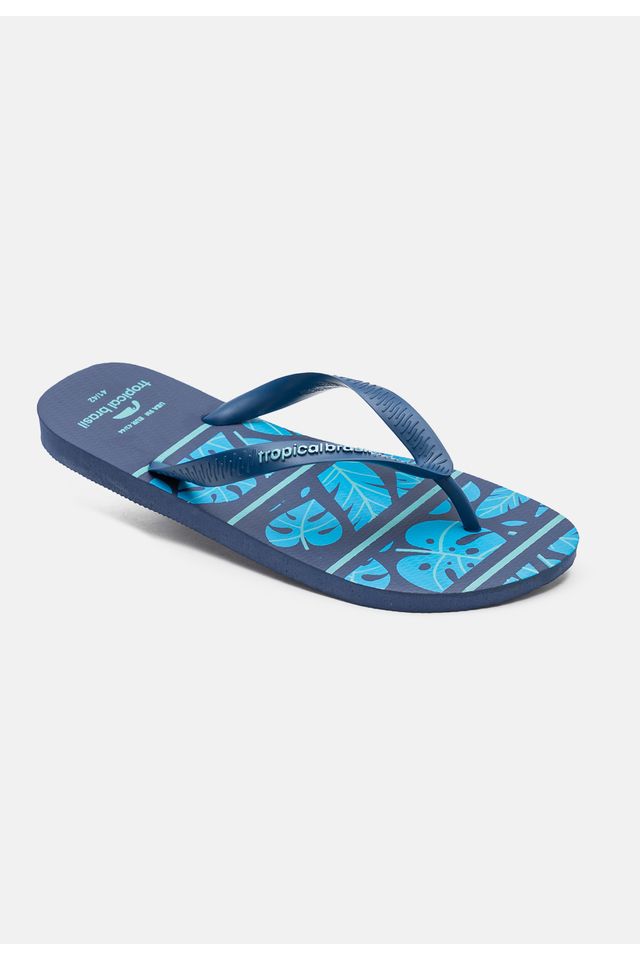 Chinelo-Tropical-Brasil-Estampado-Azul-Marinho