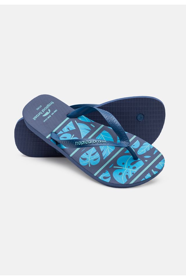Chinelo-Tropical-Brasil-Estampado-Azul-Marinho