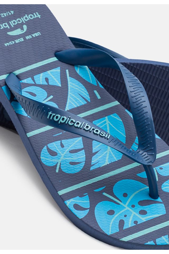 Chinelo-Tropical-Brasil-Estampado-Azul-Marinho