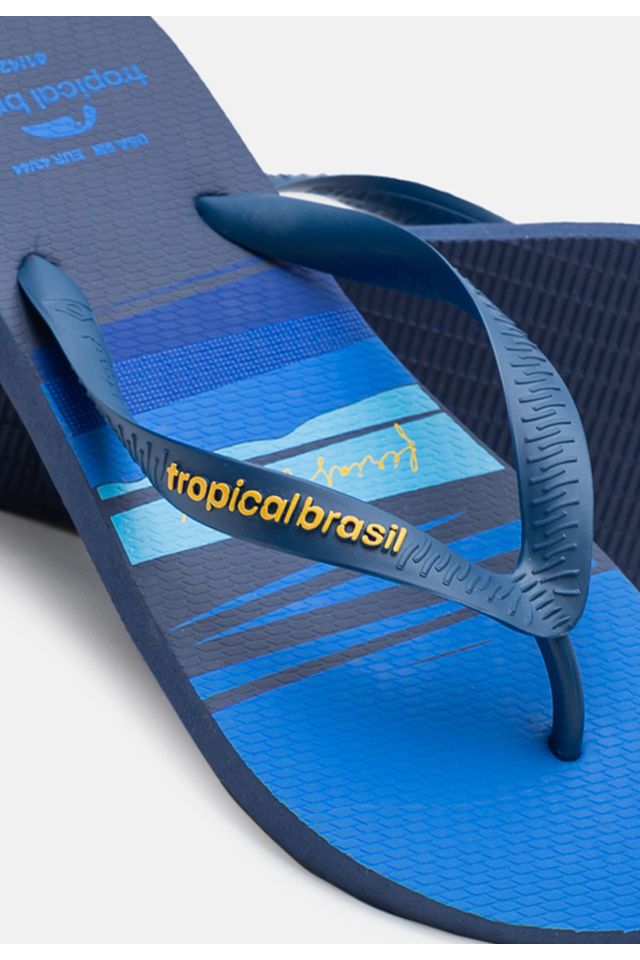 Chinelo-Tropical-Brasil-Estampado-Azul-Marinho
