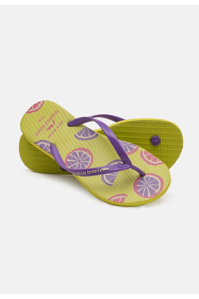 Chinelo-Tropical-Brasil-Estampado-Slim-Roxo-com-Lima