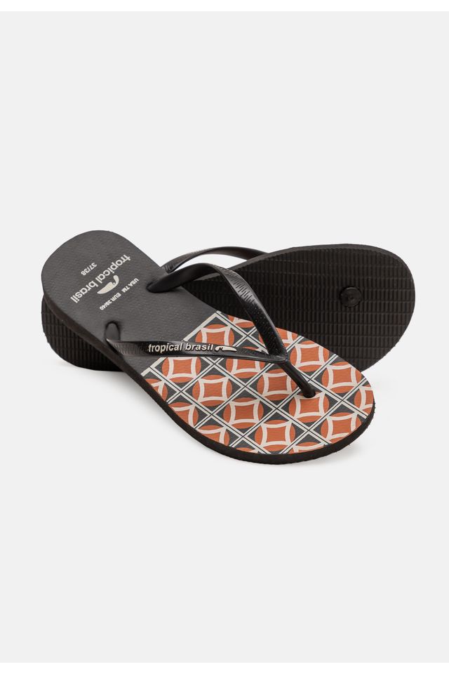 Chinelo-Tropical-Brasil-Estampado-Slim-Preto