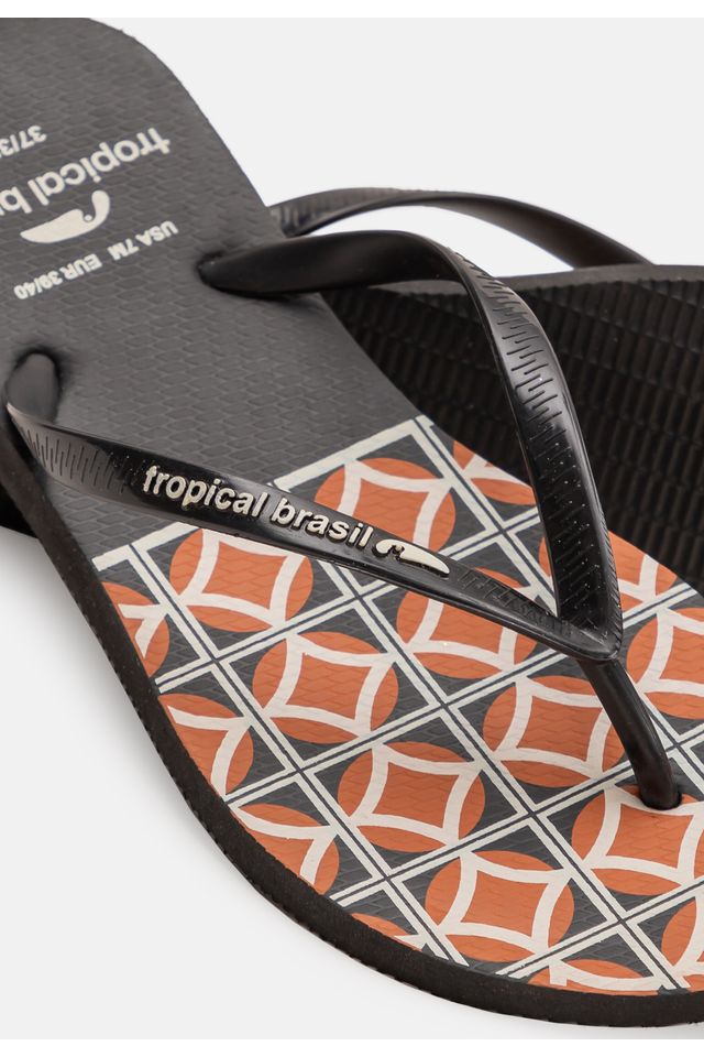 Chinelo-Tropical-Brasil-Estampado-Slim-Preto