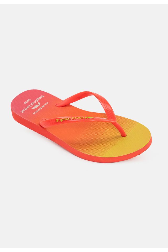 Chinelo-Tropical-Brasil-Estampado-Slim-Goiaba