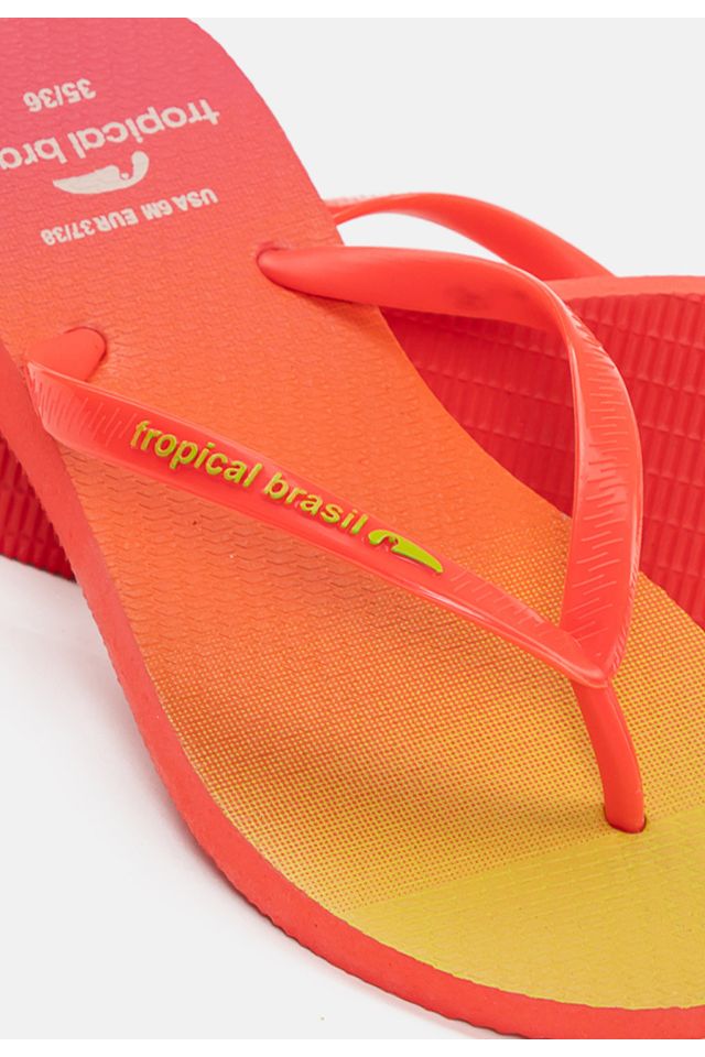 Chinelo-Tropical-Brasil-Estampado-Slim-Goiaba