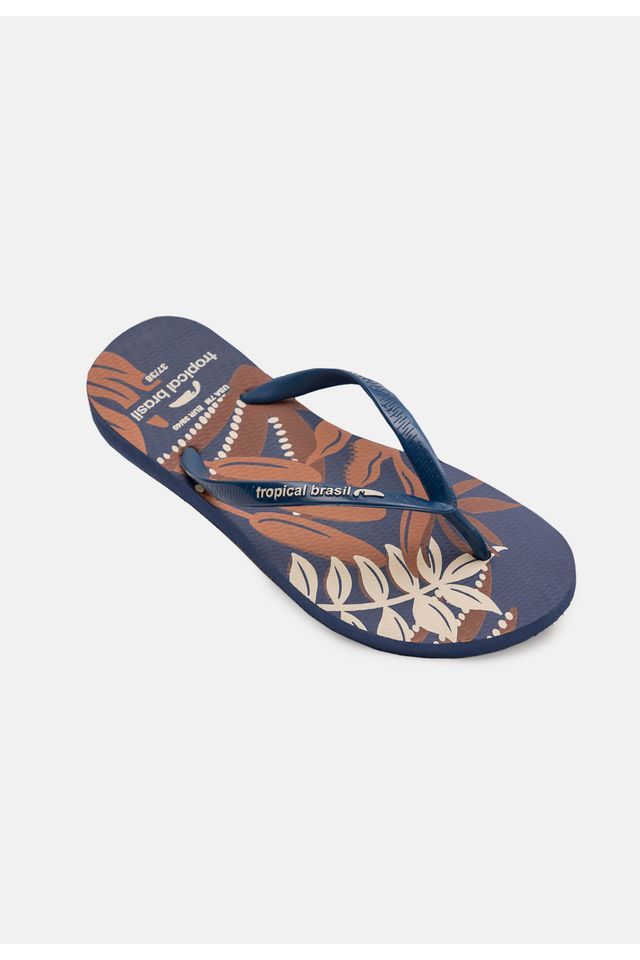 Chinelo-Tropical-Brasil-Estampado-Slim-Azul-Marinho