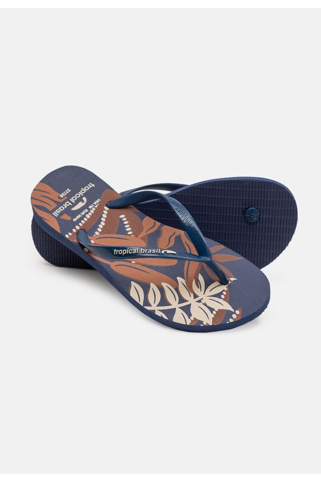 Chinelo-Tropical-Brasil-Estampado-Slim-Azul-Marinho