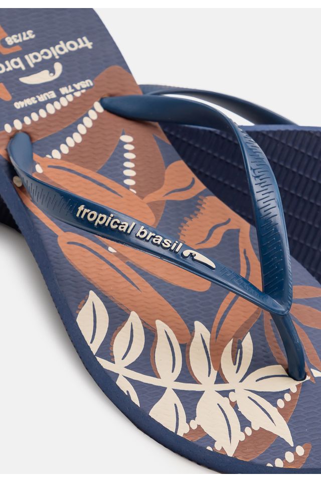 Chinelo-Tropical-Brasil-Estampado-Slim-Azul-Marinho