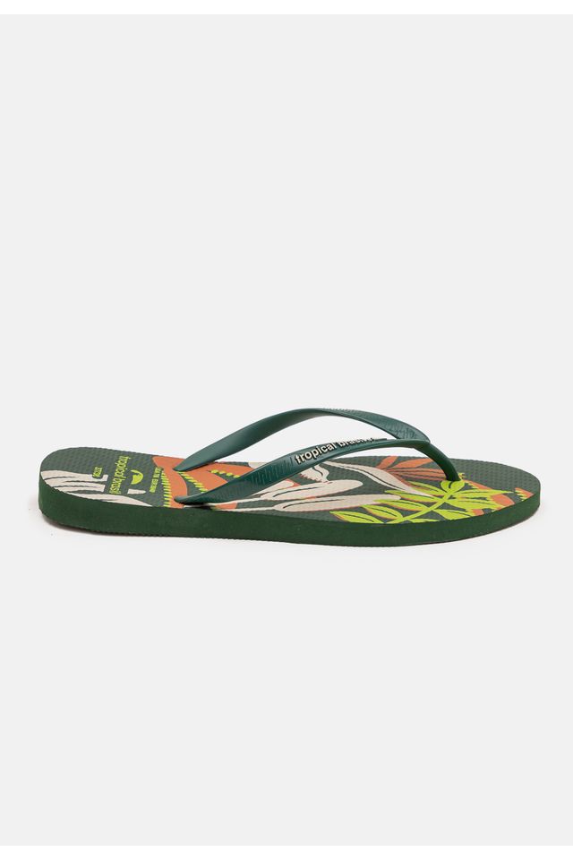 Chinelo-Tropical-Brasil-Estampado-Slim-Verde-Militar
