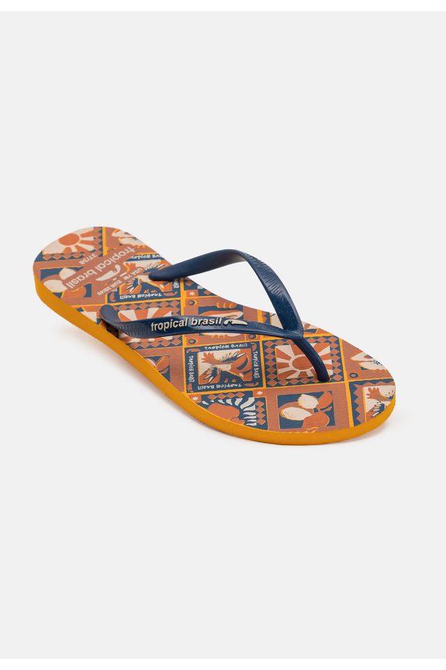 Chinelo-Tropical-Brasil-Estampado-Slim-Azul-Marinho-com-Amarelo