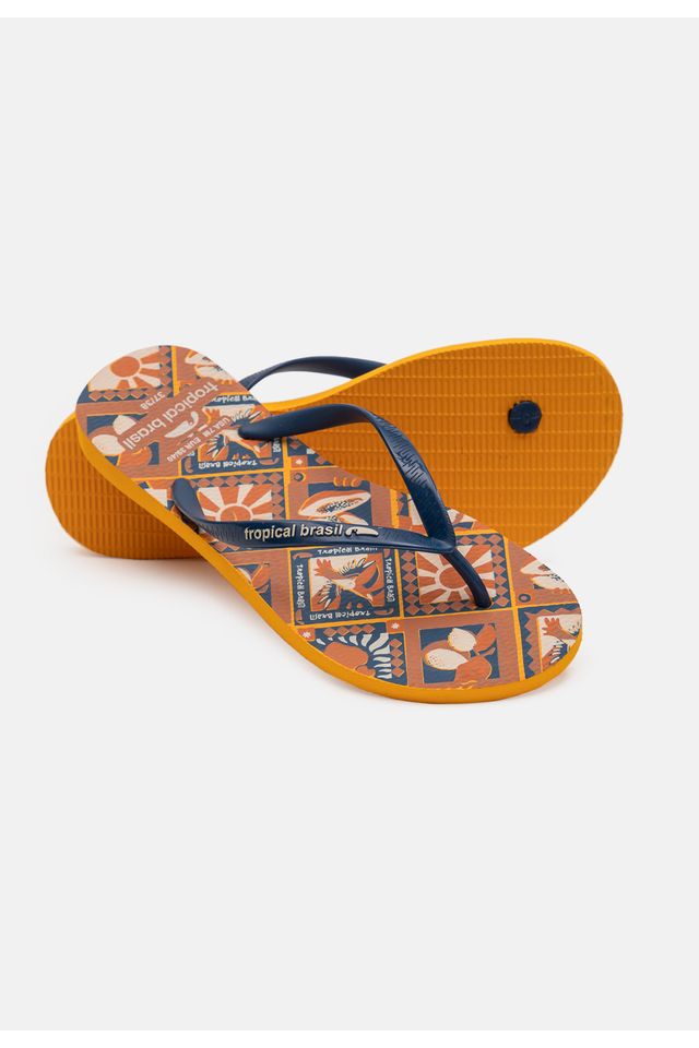 Chinelo-Tropical-Brasil-Estampado-Slim-Azul-Marinho-com-Amarelo