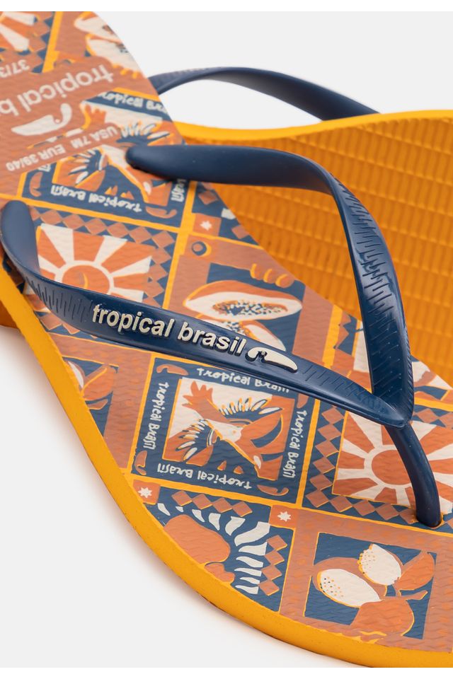 Chinelo-Tropical-Brasil-Estampado-Slim-Azul-Marinho-com-Amarelo