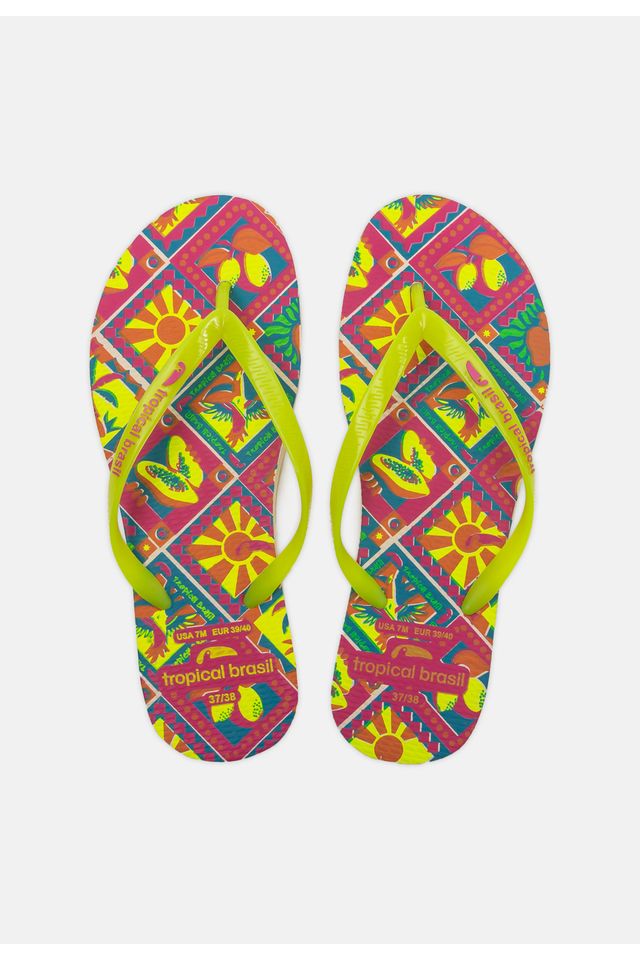 Chinelo-Tropical-Brasil-Estampado-Slim-Amarelo-Fluor-com-Off-White