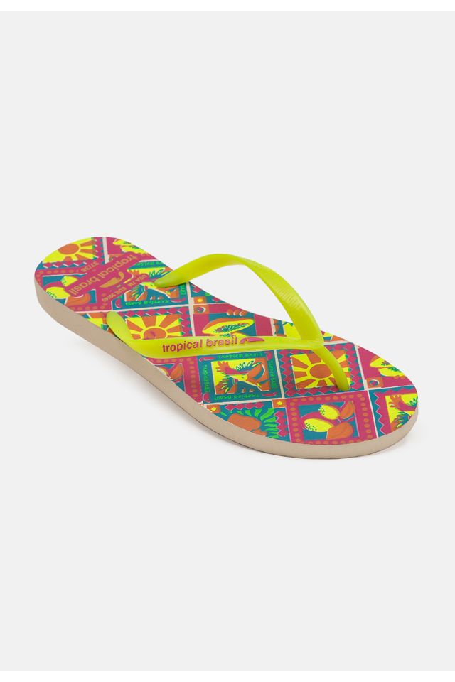 Chinelo-Tropical-Brasil-Estampado-Slim-Amarelo-Fluor-com-Off-White