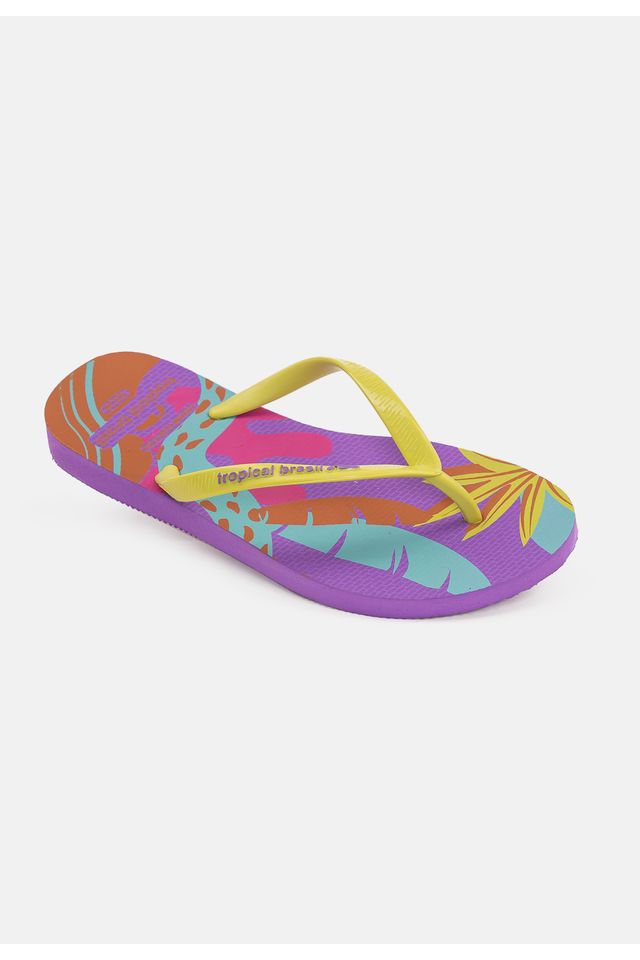Chinelo-Tropical-Brasil-Estampado-Slim-Lima-com-Lilas