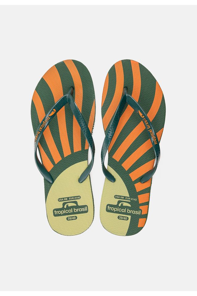 Chinelo-Tropical-Brasil-Estampado-Slim-Verde-Militar Chinelo-Tropical-Brasil-Estampado-Slim-Verde-Militar