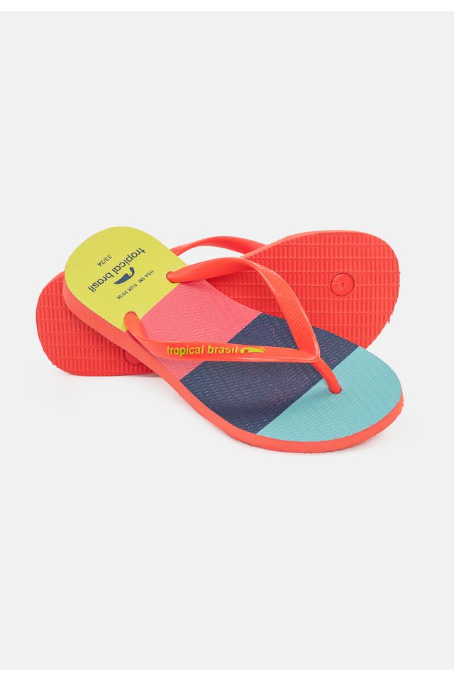 Chinelo-Tropical-Brasil-Estampado-Slim-Goiaba
