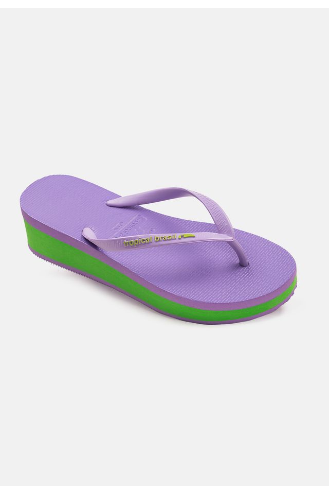 Chinelo-Tropical-Brasil-Tamanco-Anabela-Lilas