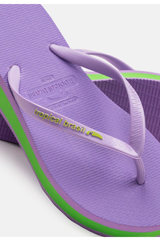 Chinelo-Tropical-Brasil-Tamanco-Anabela-Lilas