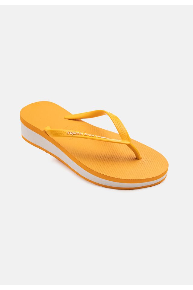 Chinelo-Tropical-Brasil-Tamanco-Anabela-Amarelo-com-Branco