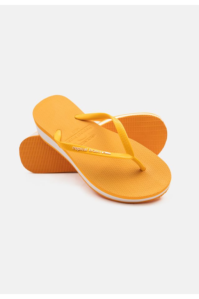 Chinelo-Tropical-Brasil-Tamanco-Anabela-Amarelo-com-Branco