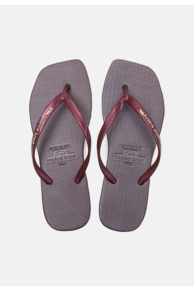 Chinelo-Tropical-Brasil-Quadradinha-Perolado-Bordo Chinelo-Tropical-Brasil-Quadradinha-Perolado-Bordo