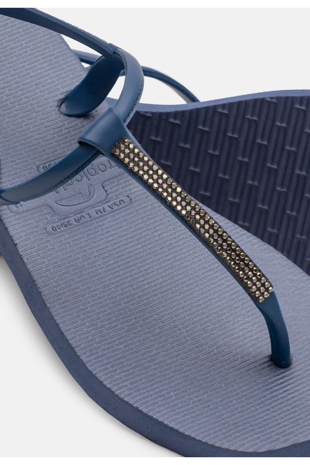 Chinelo-Tropical-Brasil-Rasteirinha-Strass-Azul-Marinho