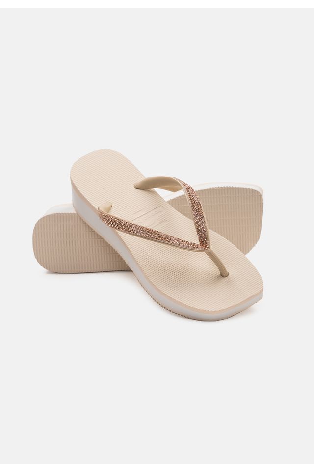 Chinelo-Tropical-Brasil-Tamanco-Bege-com-Branco