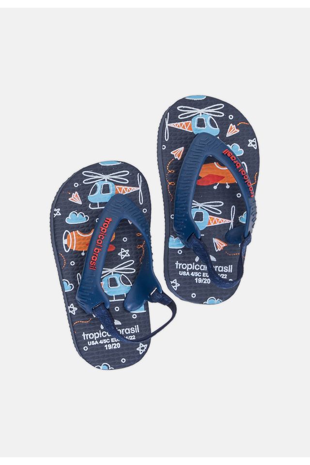 Chinelo-Tropical-Brasil-Baby-Azul-Marinho
