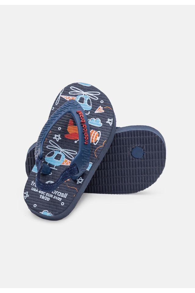 Chinelo-Tropical-Brasil-Baby-Azul-Marinho