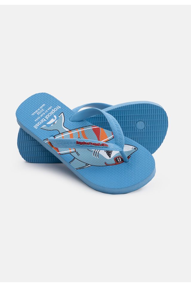 Chinelo-Tropical-Brasil-Infantil-Azul