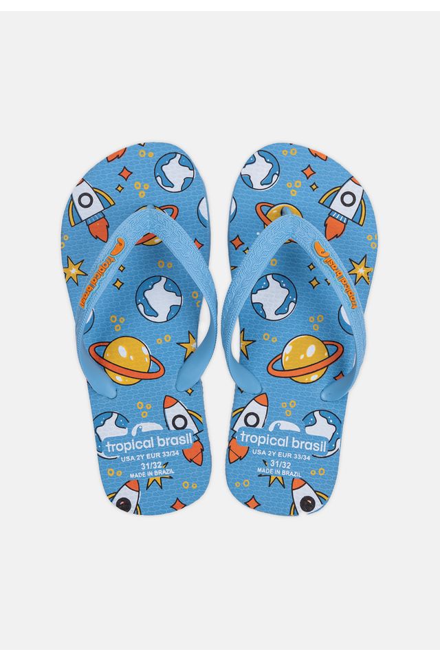 Chinelo-Tropical-Brasil-Infantil-Azul Chinelo-Tropical-Brasil-Infantil-Azul