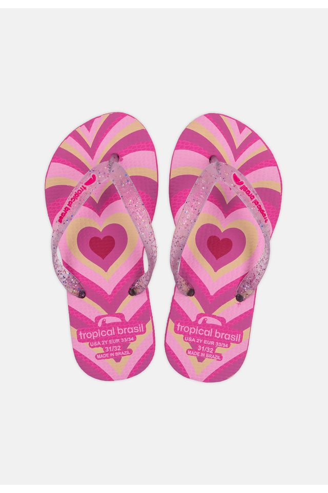 Chinelo-Tropical-Brasil-Infantil-Rosa
