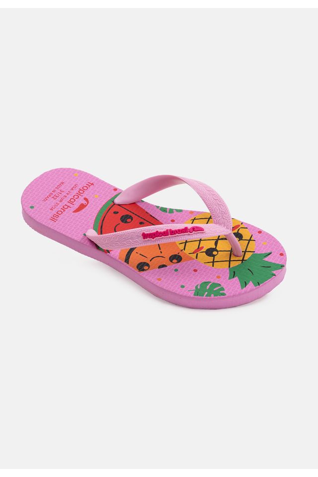 Chinelo-Tropical-Brasil-Infantil-Rosa
