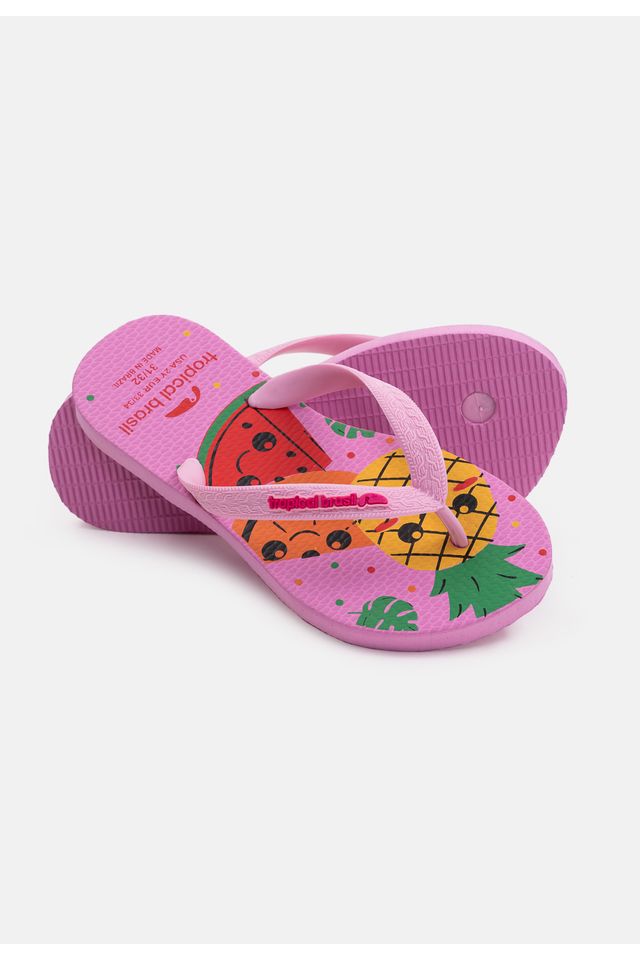 Chinelo-Tropical-Brasil-Infantil-Rosa