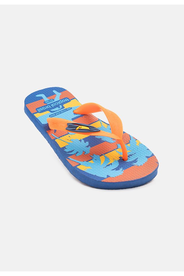 Chinelo-Tropical-Brasil-Infantil-Laranja